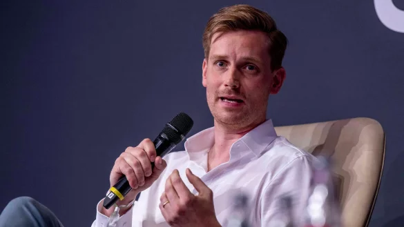 Vorstandsvorsitzender bei RB Leipzig: Johann Plenge. - &copy; David Inderlied/dpa