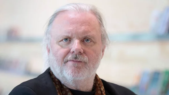 Autor Jon Fosse wurde mit dem Literaturnobelpreis ausgezeichnet. - © Boris Roessler/dpa