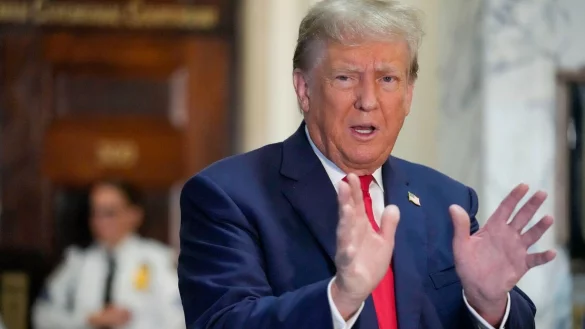 Donald Trump bringt sich gerne ins Gespr&auml;ch. - &copy; Mary Altaffer/AP/dpa