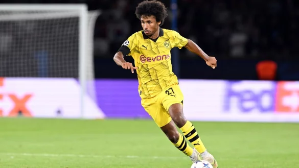 Dortmunds Karim Adeyemi ist erstmals seit 2021 wieder bei der U21 dabei. - © Federico Gambarini/dpa