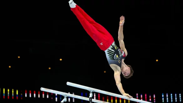 Die deutschen Turner um Pascal Brendel haben in Antwerpen den sechsten Platz belegt. - &copy; Geert Vanden Wijngaert/AP/dpa