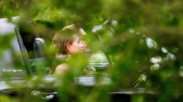 Bundesfinanzminister Christian Lindner und die Journalistin Franca Lehfeldt haben auf Sylt geheiratet. - &copy; Axel Heimken/dpa