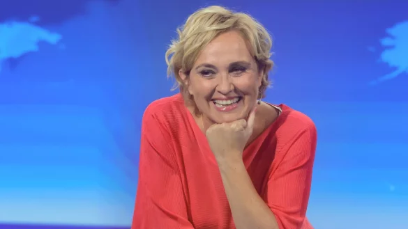 Moderatorin Caren Miosga verlässt die «Tagesthemen». - © Ulrich Perrey/dpa