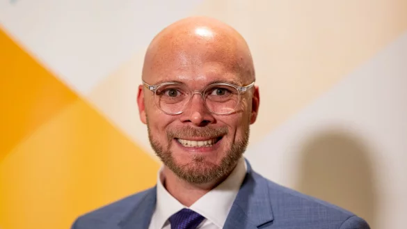 Fabian Mehring, Digitalminister von Bayern. - © Lennart Preiss/dpa