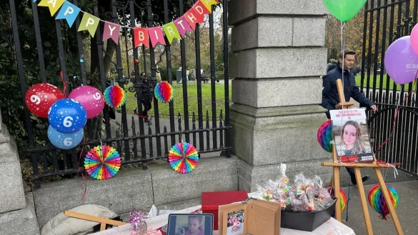 Emily Hand war w&auml;hrend ihrer Geiselhaft neun Jahre geworden. - &copy; David Young/PA Wire/dpa
