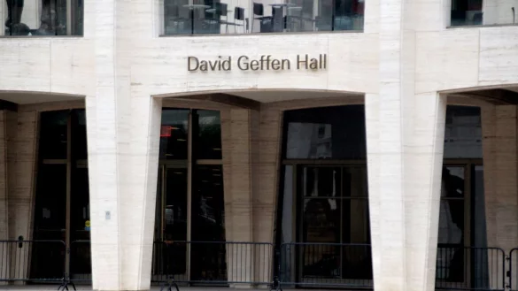 Die renovierte David Geffen Hall in Manhatten soll am 8. Oktober ihre Er&ouml;ffnung feiern. - &copy; Christina Horsten/dpa