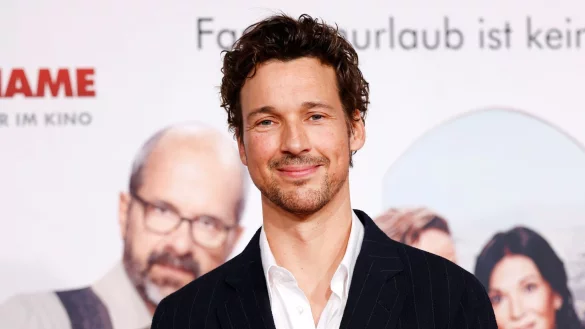 Schauspieler Florian David Fitz beid er Premiere des Kinofilms &laquo;Der Nachname&raquo; in K&ouml;ln. - &copy; Thomas Banneyer/dpa