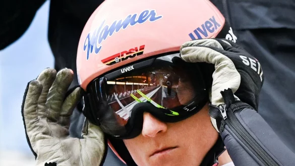 Setzt sich f&uuml;r die nordischen Kombinierer ein: Skispringer Karl Geiger. - &copy; Hendrik Schmidt/dpa