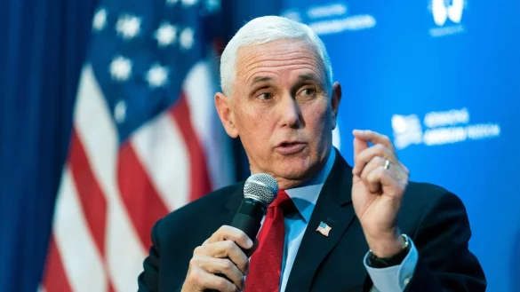 Der ehemalige Vizepr&auml;sident Mike Pence war einst ein loyaler Verb&uuml;ndeter von Donald Trump. - &copy; Manuel Balce Ceneta/AP/dpa