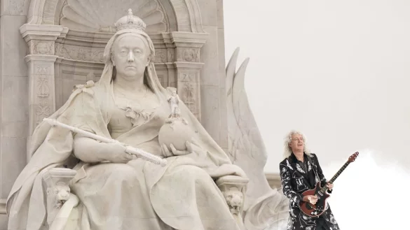 Queen-Gitarrist Brian May trifft bald K&ouml;nig Charles III. - &copy; Aaron Chown/PA Wire/dpa