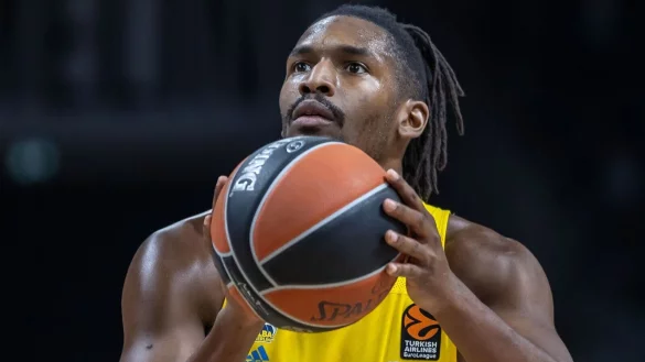 Gegen Roter Stern Belgrad bester Berliner Werfer mit 23 Punkten: Jaleen Smith. - &copy; Andreas Gora/dpa