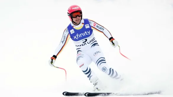 Josef Ferstl wurde bei der Abfahrt in Gröden Sechster. - © Robert F. Bukaty/AP/dpa