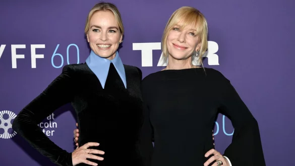 Nina Hoss (l) und Cate Blanchett. - &copy; Evan Agostini/Invision via AP/dpa