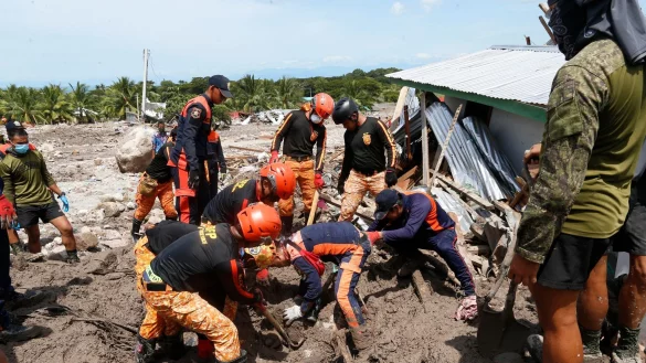 Tropensturm «Nalgae» hat im Süden der Philippinen Verwüstungen angerichtet. - © Uncredited/AP/dpa