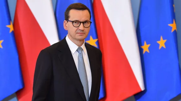 Polens Ministerpr&auml;sident Mateusz Morawiecki. Mehrere Aktionen seiner Regierung haben zuletzt f&uuml;r Irritationen im deutsch-polnischen Verh&auml;ltnis gesorgt. - &copy; Radek Pietruszka/PAP/dpa