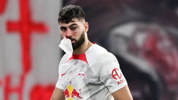 Verletzte sich bei Leipzigs Sieg gegen Freiburg: Josko Gvardiol. - © Hendrik Schmidt/dpa