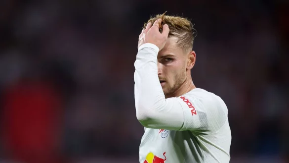 Leipzigs Timo Werner fällt weiterhin aus. - © Jan Woitas/dpa