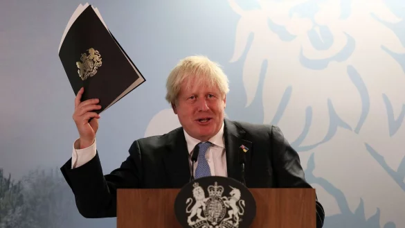 Feiert er bald ein Comeback als Premier?: Boris Johnson. - &copy; Chris Radburn/PA/AP/dpa