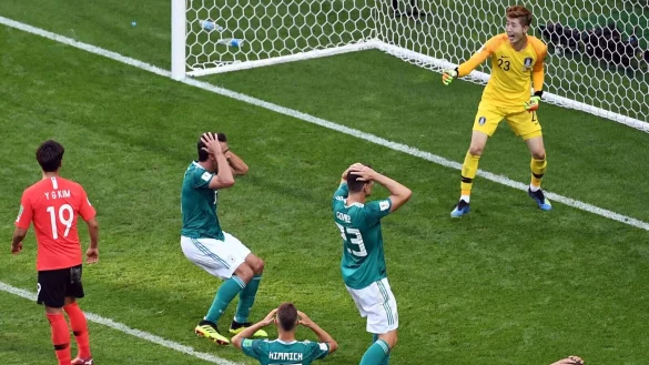 Bei der Fu&szlig;ball-WM 2018 in Russland verlor Deutschland gegen S&uuml;dkorea. - &copy; Ina Fassbender/dpa