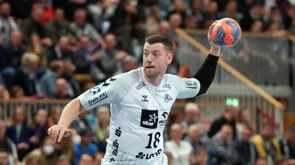 Mit f&uuml;nf Treffern der beste Werfer von Kiel: Niclas Ekberg. - &copy; Soeren Stache/Deutsche Presse-Agentur GmbH/dpa