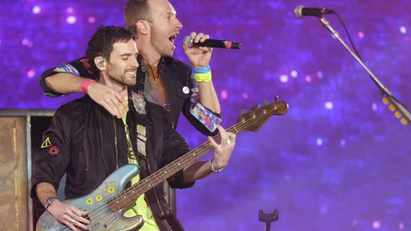 Die Band Coldplay schlie&szlig;t in Buenos Aires ihre Welttournee ab. - &copy; Suzan Moore/PA Wire/dpa/Archiv