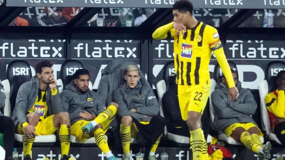 Der BVB muss die 2:4-Niederlage bei Borussia M&ouml;nchengladbach verkraften. - &copy; Bernd Thissen/dpa