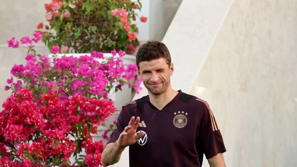 Ist bereit f&uuml;r die WM: Thomas M&uuml;ller. - &copy; Christian Charisius/dpa