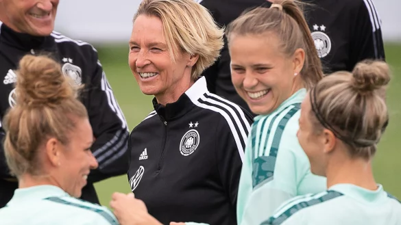 Die DFB-Frauen sorgten f&uuml;r die h&ouml;chsten TV-Quoten des Jahres im Sport. - &copy; Sebastian Gollnow/dpa