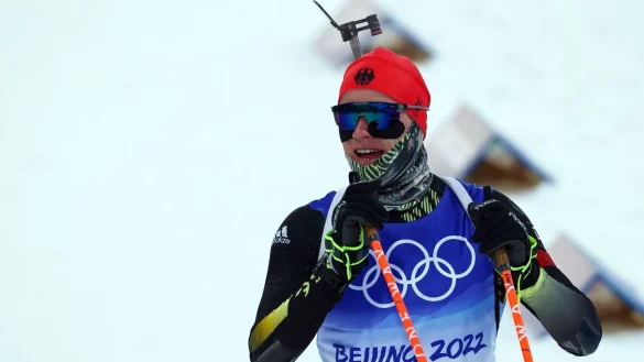 Will nach seiner Karriere nichts mit dem Thema Biathlon machen: Benedikt Doll. - &copy; Daniel Karmann/dpa