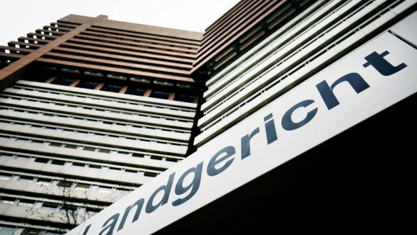 Au&szlig;enansicht des Landgerichts K&ouml;ln. - &copy; Oliver Berg/dpa