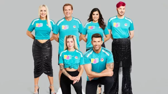 Teilnehmerinnen und Teilnehmer der neuen Staffel. - © Marc Rehbeck/SAT.1/dpa/Handout