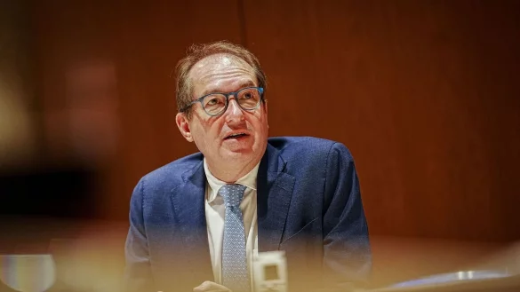 CSU-Landesgruppenchef Alexander Dobrindt im Gespr&auml;ch mit der dpa. - &copy; Kay Nietfeld/dpa