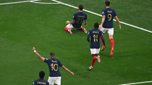 Weltmeister Frankreich erreichte das WM-Finale. - &copy; Robert Michael/dpa