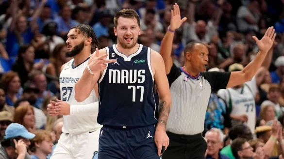 Luka Doncic von den Dallas Mavericks erzielte 32 Punkte gegen die Memphis Grizzlies. - &copy; Tony Gutierrez/AP/dpa