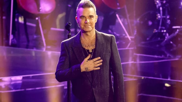 Der britische Popstar Robbie Williams wird n&auml;chstes Jahr als Headliner auf dem k&ouml;niglichen Landsitz Sandringham auftreten. - &copy; Philipp von Ditfurth/dpa