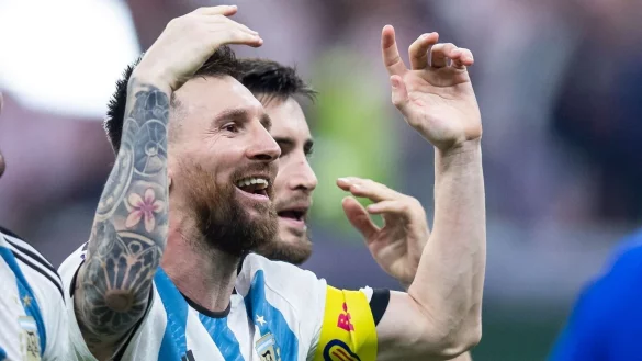 Ist nur noch einen Sieg vom lange ersehnten WM-Titel entfernt: Lionel Messi. - &copy; Tom Weller/dpa