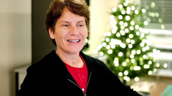 Die Stanford-Professorin Carolyn Bertozzi hat den Nobelpreis f&uuml;r Chemie gemeinsam zwei weiteren Forschern erhalten. - &copy; Noah Berger/FR34727 AP/dpa