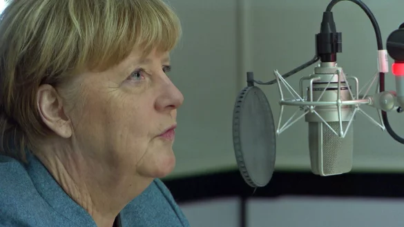 Angela Merkel ist in drei Sonderausgaben des SWR-Krimi-Podcasts &laquo;Sprechen wir &uuml;ber Mord?!&raquo; zu Gast. - &copy; SWR/dpa