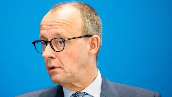 &laquo;Heute gab es nochmal Currywurst&raquo;: Friedrich Merz. - &copy; Christoph Soeder/dpa