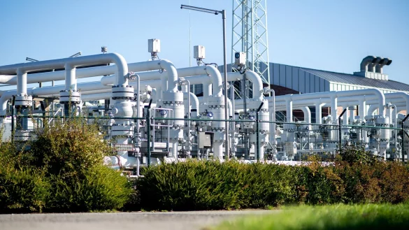 Im nieders&auml;chsischen Elsfleth wird Gas gespeichert. - &copy; Hauke-Christian Dittrich/dpa