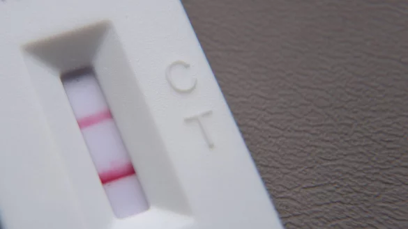 Auch mit einem positiven Corona-Schnelltest gehen offenbar noch viele Arbeitnehmer und Arbeitnehmerinnen zur Arbeit. - &copy; Sebastian Gollnow/dpa