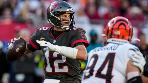 Tampa Bay Buccaneers-Quarterback Tom Brady in Aktion. - &copy; Chris O\\\'Meara/AP/dpa