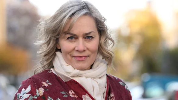 Schauspielerin Gesine Cukrowski m&ouml;chte auch mal etwas anderes als Krimis sehen. - &copy; Jens Kalaene/dpa