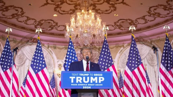 Bewirbt sich ein weiteres Mal um die US-Pr&auml;sidentschaft: Donald Trump. - &copy; Andrew Harnik/AP/dpa