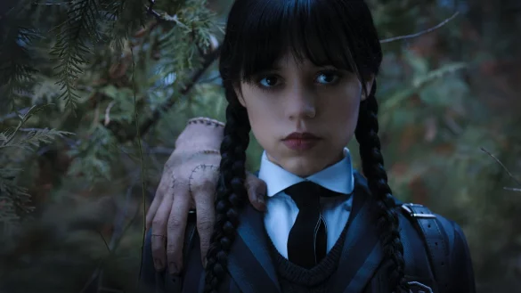 Jenna Ortega als Wednesday Addams. Der Streaming-Hit &laquo;Wednesday&raquo; hat eine eindrucksvolle Marke geknackt. - &copy; Netflix/dpa