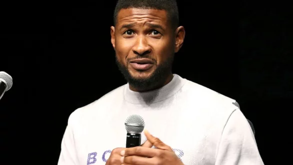 &laquo;Meine Oma Tina ist nicht mehr l&auml;nger hier&raquo;: US-Musiker Usher. - &copy; Greg Allen/Invision/AP/dpa