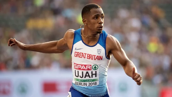 Chijindu Ujah wurde in Tokio positiv auf zwei Anabolika &auml;hnliche Substanzen getestet und ist deshalb nun f&uuml;r 22 Monate gesperrt. - &copy; Sven Hoppe/dpa