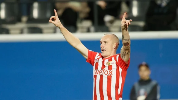 Sven Michel schoss Union zum Sieg bei Saint-Gilloise. - &copy; Bruno Fahy/BELGA/dpa