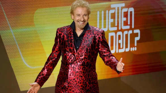 Thomas Gottschalk in der Show &laquo;Wetten, dass..?&raquo; - &copy; Philipp von Ditfurth/dpa