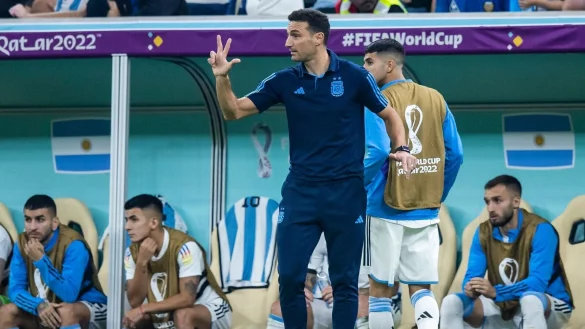 Argentiniens Trainer Lionel Scaloni gilt als Architekt des Erfolges. - &copy; Tom Weller/dpa